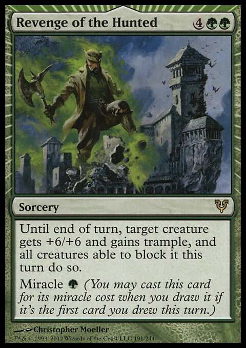 MTG Magic the Gathering Revenge of the Hunted (191/252) Avacyn Restored LP - Image 1 of 1