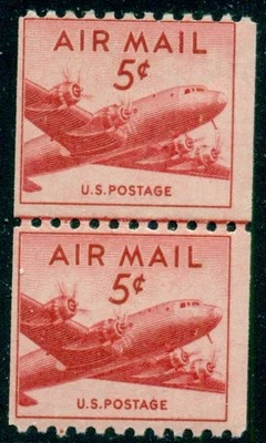 SCOTT # C37 LINE PAIR, MINT, OG, NH, FINE, GREAT PRICE! - Image 1 of 4