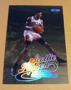 1998-99 Fleer Ultra Gold Medallion Scottie Pippen tarjeta de la NBA #100G - Bulls - Imagen 1 de 2