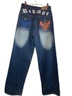 red ape Jeans Men’s 30x31 NEW Embroidered, Painted