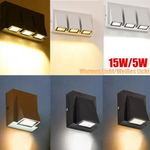 LED Spot Wandleuchte IP65 Außen Innen UP-Down Wandspot Fassadenlampe Strahler - Bild 1 von 20