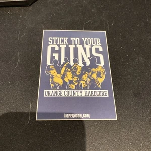 Aufkleber Sticker: IMPERICON Stick to your Guns Orange Country Hardcore 7x10 cm - Bild 1 von 1