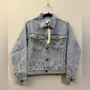 Chaqueta de mezclilla Saltwater Luxe estrás nueva con etiquetas - S - Imagen 1 de 14