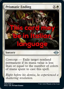 MTG PRISMATIC ENDING FOIL EXC - PRISMATIC FINALE - MH2 - MAGIC - Bild 1 von 1