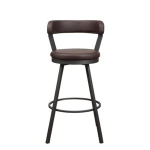 SET OF 2 SWIVEL PUB HEIGHT CHAIR - Picture 1 of 42
