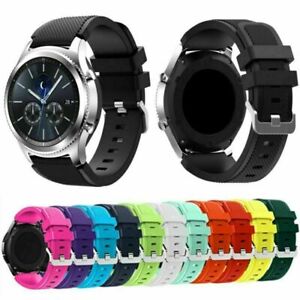 Neu Silikon Armband Uhrenarmband für Samsung Galaxy Gear S3 Frontier/Classic Uhr