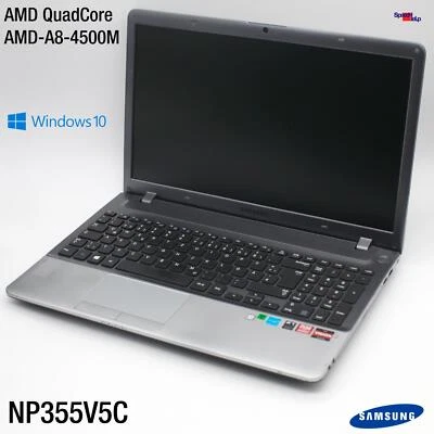 SAMSUNG NP355V5C NOTEBOOK LAPTOP WINDOWS 10 8GB 128GB SSD ATI RADEON HD 7640G - Bild 1 von 4