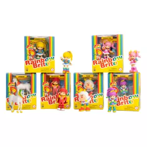 6 Set Rainbow Brite - 2.5" Starlight Stormy Twink Red Butler Tickled Pink Figure - Picture 1 of 14