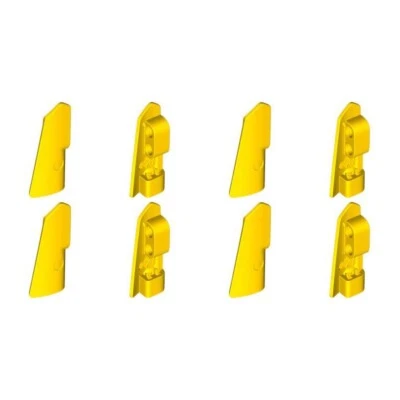 Lego Technic Bricks 8x Bright Yellow 2x5 Studless Panels - 43499 43500 - NEW - Image 1 of 4