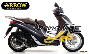 SCARICO COMPLETO ARROW ALLUMINIO DARK KAT PIAGGIO MEDLEY 125 150 2016 - 2020 - Picture 1 of 1