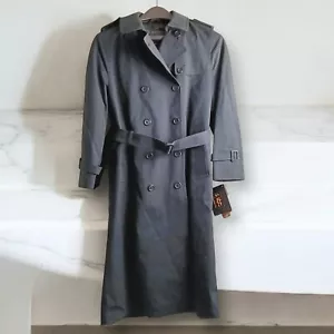Anchor Black Trench Coat Gorpcore 261LT Size 02 Regular Unisex New With Tags - Picture 1 of 23