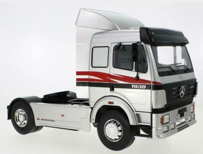 MODELCAR - Camion solo de 1994 couleur argent – MERCEDES 1838 SKII - 1/18 - M... - Photo 1/1