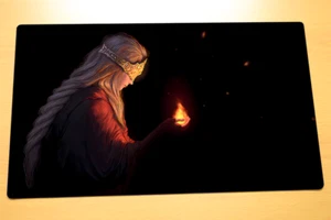 Alfombrilla de juego No.452 Fantasy Girl Dark Souls Fire Keeper alfombrilla de ratón cubierta CCG alfombrilla de juego - Imagen 1 de 2
