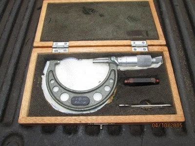 MACHINIST TOOL LATHE MILL Mituotyo 2" to 3"  Micrometer in Case - Image 1 of 4