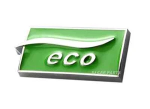 LPG AUTO GAS ECO CAR METAL CHROME BADGE EMBLEM LOGO STICKER - Picture 1 of 2