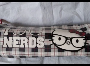 Hello Kitty I Love Nerds Karo Federmäppchen Halter Y2K Neu - Bild 1 von 7