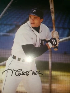 MATT NOKES DETROIT TIGERS SIGNED 8X10 PHOTO - Picture 1 of 1