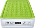 Full Size Air Mattress with Built in Pump Raised Double Blow up Bed 18