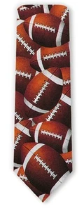 NEW JUST BALLS - FOOTBALL TIE BY RALPH MARLIN 3837 s - Picture 1 of 1