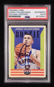 Jonas Valanciunas Signed 2012-13 Panini Past and Present #205 RC (PSA Authentic) - Picture 1 of 2