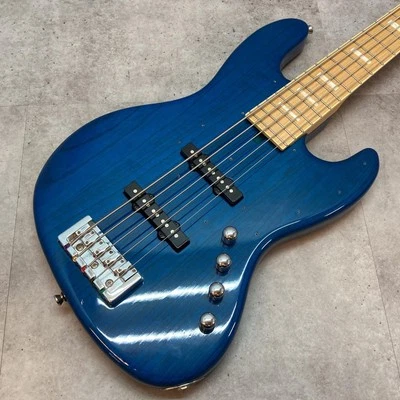 Electric Bass Guitar Bacchus WL5-ASH Blue 5 String 21 Frets Right-Handed USED - Image 1 of 4