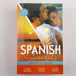 Spanish Scandals Secrets at Sunset Mills & Boon Lynne Graham Jennie Lucas Iding - Picture 1 of 11