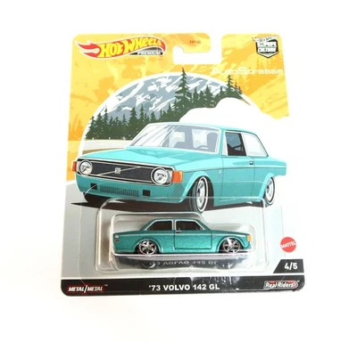 HOT WHEELS '73 VOLVO 142 GL AUTOSTRASSE HCJ87 NUOVA SIGILLATA - Immagine 1 di 4