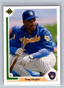 Greg Vaughn 1991 Upper Deck #526 - Picture 1 of 2