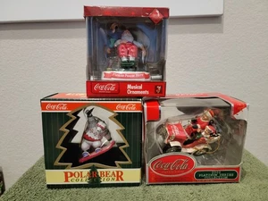 Vintage Coca-Cola Holiday Ornaments – Set of 3 - Picture 1 of 24