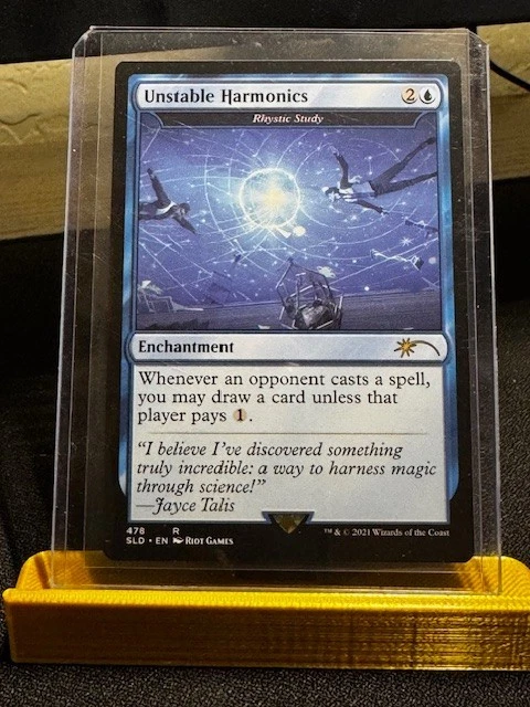 Unstable Harmonics Rhystic Study MTG NM/M Secret Lair - Image 1 of 2