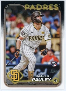 2024 Topps Update #US84 Graham Pauley RC San Diego Padres 4 Card Lot !!! - Picture 1 of 2