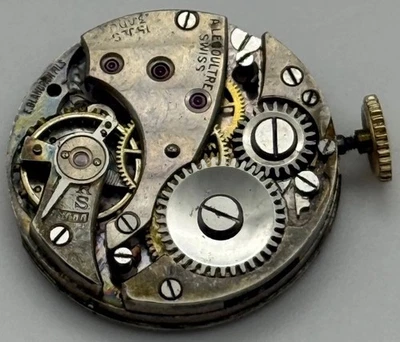 A Lecoultre E Blancpain Fils Watch Movement Manual Vintage Swiss Parts 21.6mm - Image 1 of 4