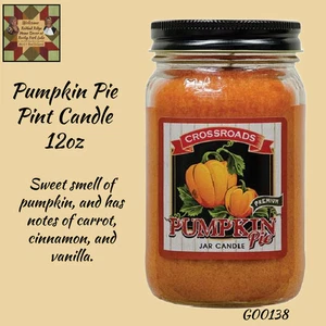 Pumpkin Pie Pint Candle - Picture 1 of 2