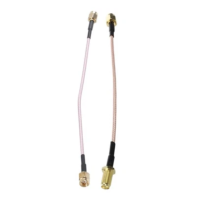 1Pcs SMA Male To SMA Female Coax Pigtail Cable 15Cm & 1Pcs 6.5 Inch Length3670 - Image 1 of 4