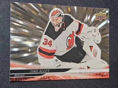 24-25 Upper Deck Jake Allen Silver Outburst 🌟🌟🌟 New Jersey Devils  - Image 1 of 2