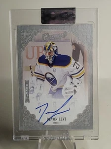2023-24 Upper Deck Clear Cut Champs Rookies Devon Levi Sabres Rookie Auto RC - Imagen 1 de 3
