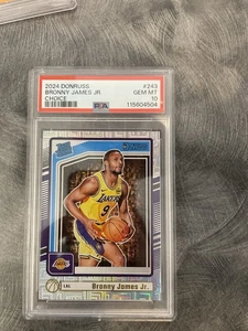 2024 Donruss Bronny James Jr Rookie Card Gem Mint Psa 10 - Picture 1 of 2