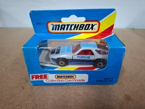 Matchbox MB 59 Porsche 928 Diecast Car Vintage 1981 Macau Superfast. Unopened - Picture 1 of 4