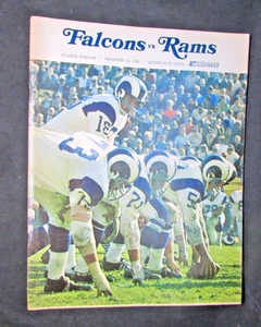 1968 Falcons vs Rams Program Book           (P-2 - Picture 1 of 9