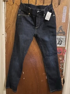 Old Navy Boys Classic Navy Blue Denim Jeans Size 10 - Picture 1 of 8
