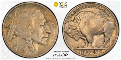 1926 S PCGS XF45 Buffalo Nickel - Image 1 of 4