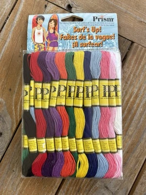 Prism Surf's Up Embroidery Floss Set 36 Skeins New in Package Multicolor Cotton - Image 1 of 4