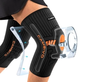 CAMBIVO NS70 Plus Kniebandage Sport Damen Männer 2 Stück Stabilisatoren Gel Pad - Bild 1 von 10