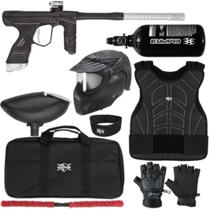 Kit de pistola de paintball protectora Dye DSR+ nivel 2 - L/XL negro polvo/plata polvo - Imagen 1 de 1