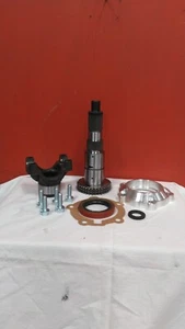 NP205 transfer case billet bearing retainer drilled rear output shaft 1350yoke - Foto 1 di 5