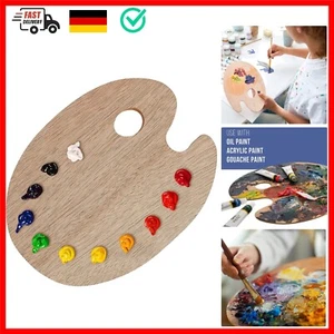 Mischpalette Holz,Holz Palette mit Daumenloch,Mischpalette Farben für Ölfarbe... - Bild 1 von 10