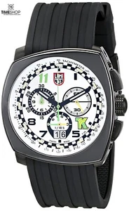 Luminox Tony Kanaan Chronograph Green Accent Rubber Mens Watch 1147 - Picture 1 of 1