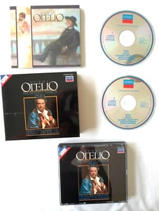 VERDI OTELLO 2 CD Del Monaco Tebaldi Protti Booklet 1987 Boxed Cover 1961 Record - Foto 1 di 4