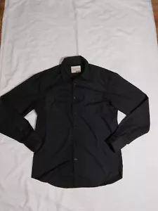 Sovereign Code Dress Button Down Shirt Black Long Sleeve Size Small - Picture 1 of 5