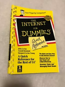 The Internet for Dummies Quick Reference: Quick Reference (6th ed) Spiral-bound. - Bild 1 von 2